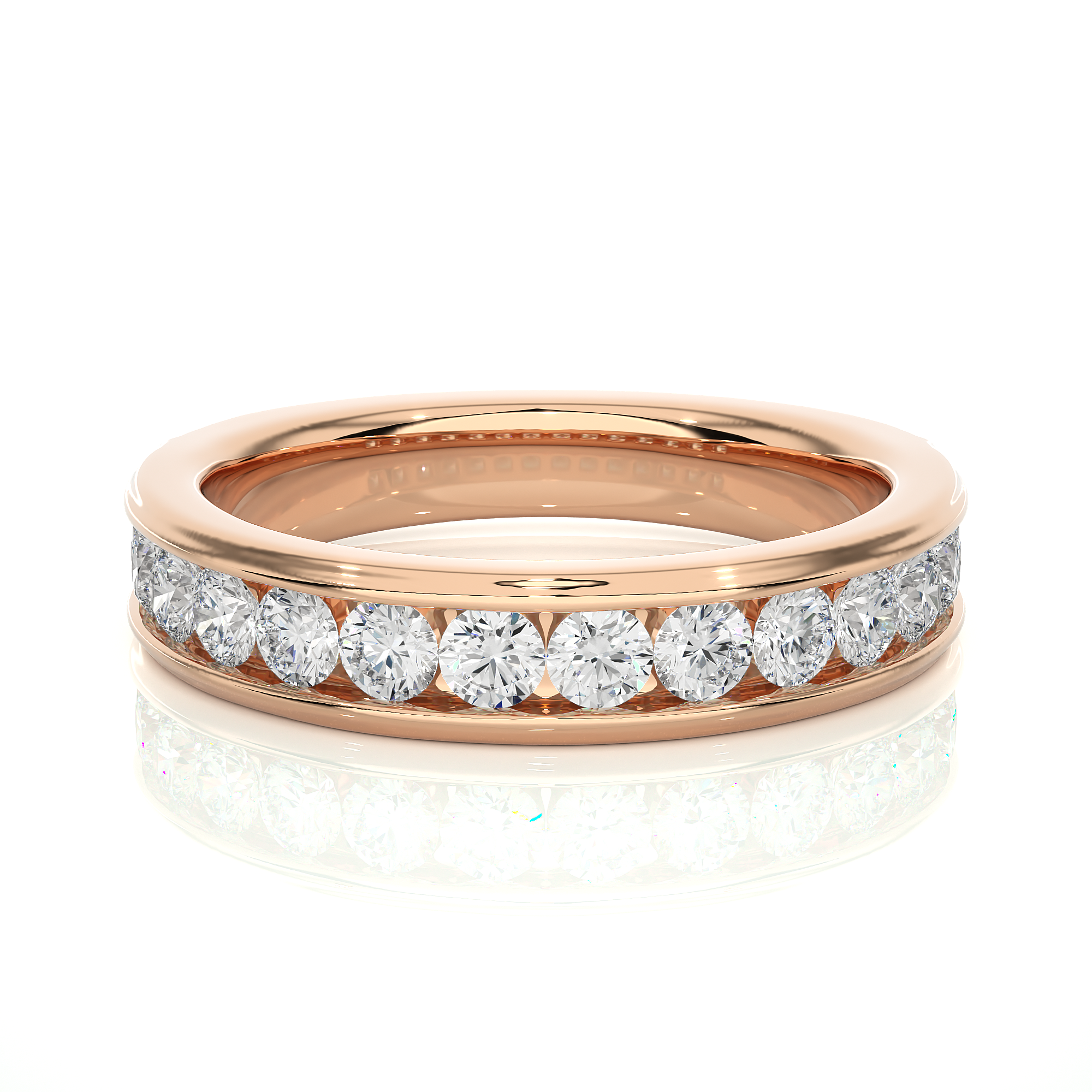 0.92 Carat H Color VS1 Clarity Diamond Studded Natural Diamond Ring.